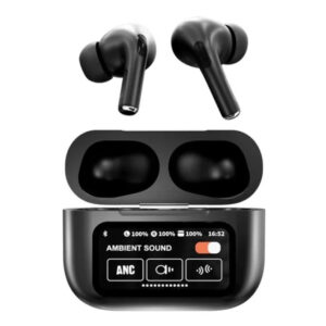 A9 Pro Airpods Anc/enc Touch Screen Wireless Earbuds | A9 Airpods Pro | Best Quality Airpods - Black