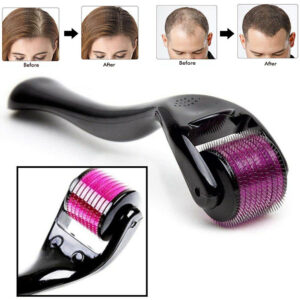 Derma Roller 0.5mm with 540 Micro Needle for Hair Growth and Facial Skin Therapy| Skin Care Beauty Tool for Anti-Aging Skin Repair, for Men and Women - Pack of 2