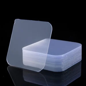 Double side sticky tape 2.5 inch x 2.5 inch size | Square Double Sided Transparent Tape | double-sided adhesive tape for hanging on the wall, waterproof, square adhesive tape, for indoor and outdoor - 1 Pc