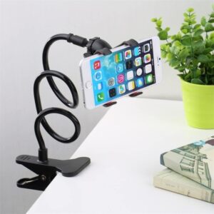 Mobile Phone Stand Holder Flexible and Power Full Grip - 360 Degree Rotating Mobile Stand Bedside Able Lazy Snake Mobile Phone Holder - Random Color