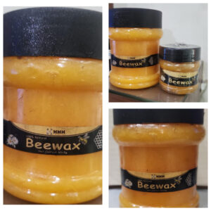 HHH Beewax 500g – Pure, Natural & Multipurpose Beekeeping Wax for DIY, Furniture Shining & Wood Polish
