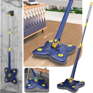 360° Rotatable 4 Leaf Clover Twist Water Auto Squeezes Mop Adjustable Corner Mop Self Squeezing Wringing Mop Multifunctional Rotating Mop For Floor Wall Window