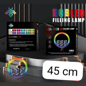 (only ring light) RGB LED Soft Ring Light, RGB Flash Ring Light for Camera Smartphone for Many More - MJ40