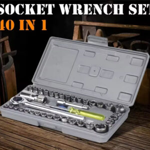40pcs Aiwa Socket Wrench  Tool Kit & Screwdriver And Socket Set
