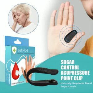 Sugar Control LI4 Acupressure Point Clip Wearable – Supporting Acupressure Relaxation, Stress Alleviation, Tension Relief and Headache Relief Hand Clip Migraine Pressure Point Clip