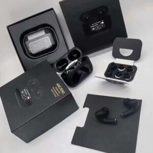 A9 Pro ANC/ENC Wireless Earbuds | Touch Screen Control | Double Dark Noise Reduction (black)