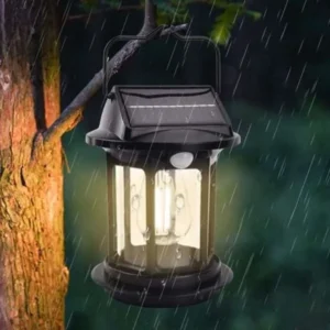 JD 7801 Solar Lantern with USB Charging Port Portable, Eco-Friendly Outdoor Lamp & Emergency Light